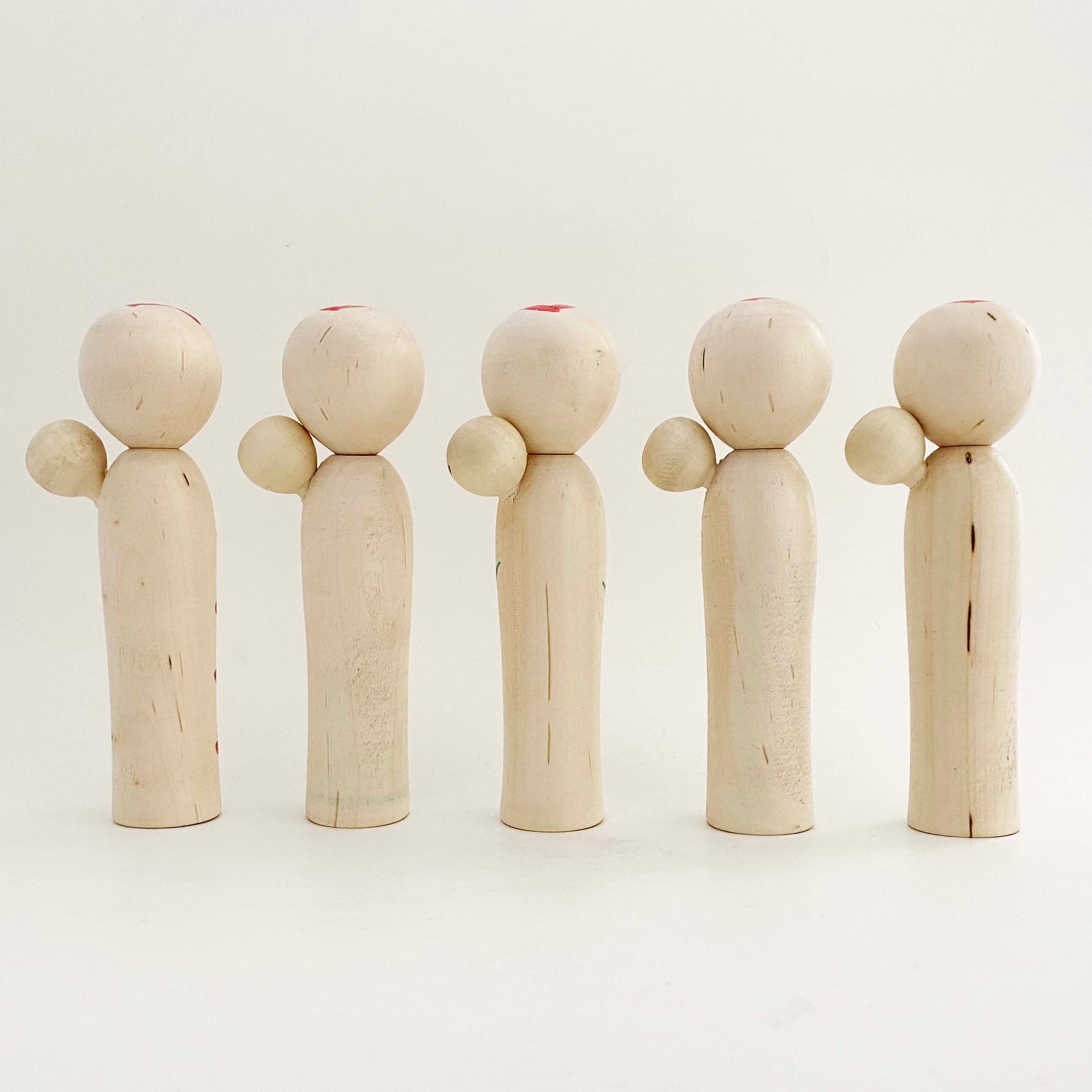 コケーシカ別注 子守こけし(外鳴子系 / 菅原修工人)