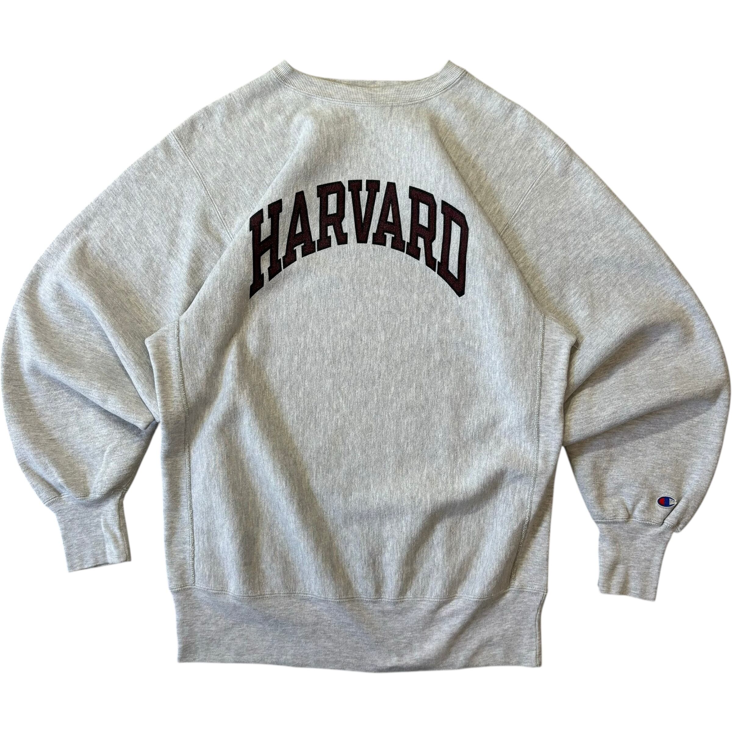 と*り様 90s 染み込み ハーバード チャンピオン リバースウィーブ スウェッ チャンピオン 90's ハーバード大学Goods トレーナー XXL チャンピオン