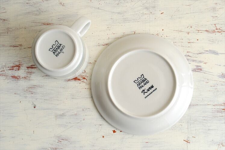 ARABIA アラビア kuru デミタス カップ＆ソーサー 北欧 食器 クル