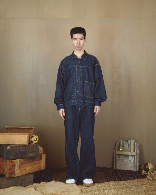 refomed RIGHT HANDED DENIM PANTS 