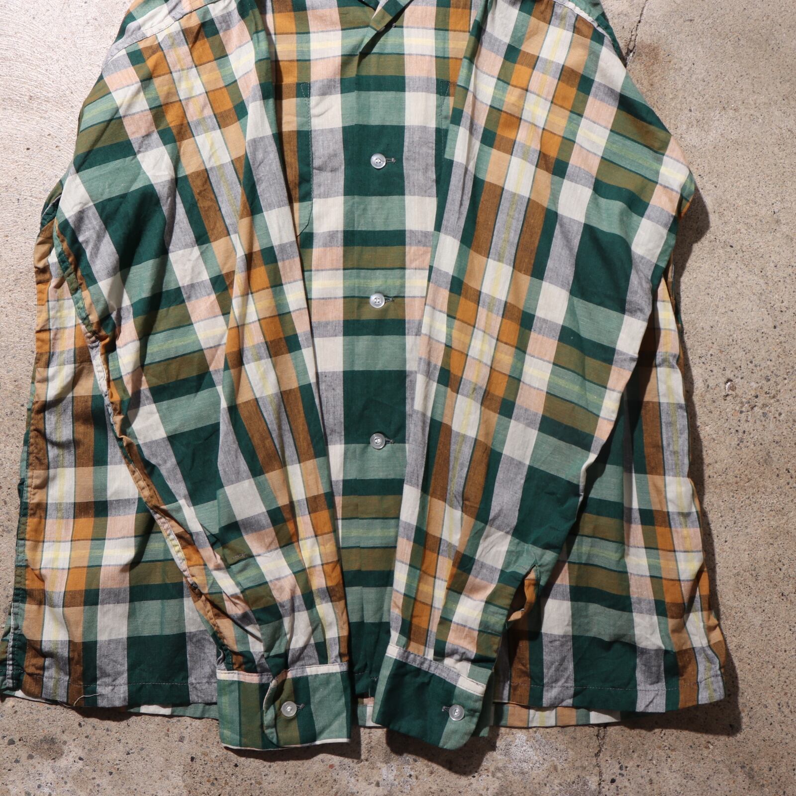 美品 L 60s Towncraft コットン チェックシャツ タウンクラフト | ENCOUNT