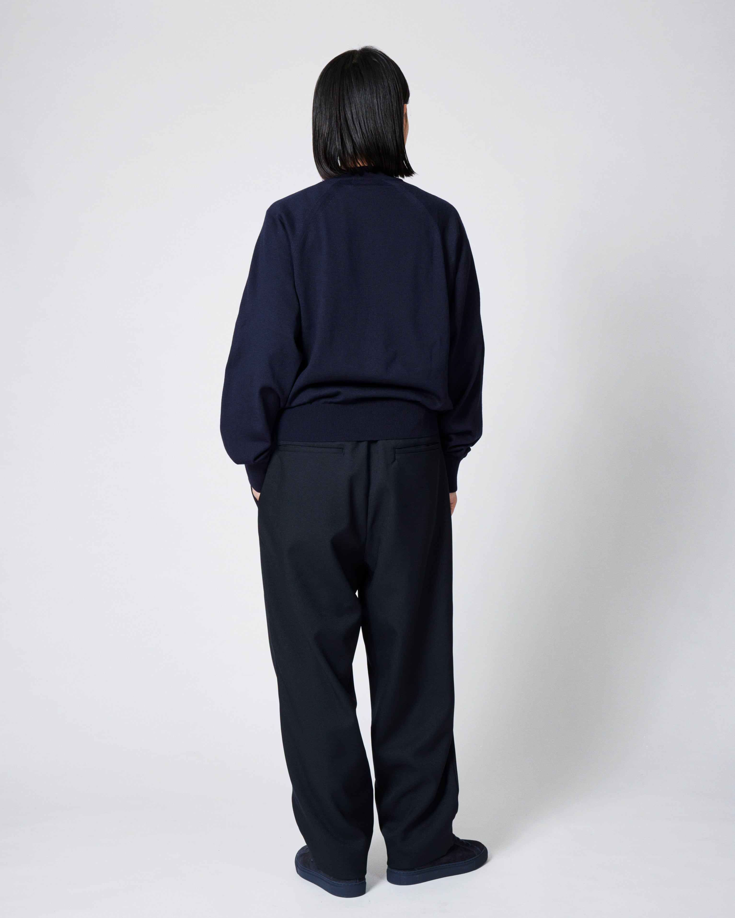 everyone high-gauge knit sweater (NAVY) | everyone