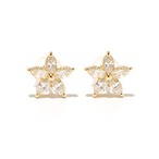 ダイヤモンド デザイン ピアス K18 / 0.350ct / 0.350ct