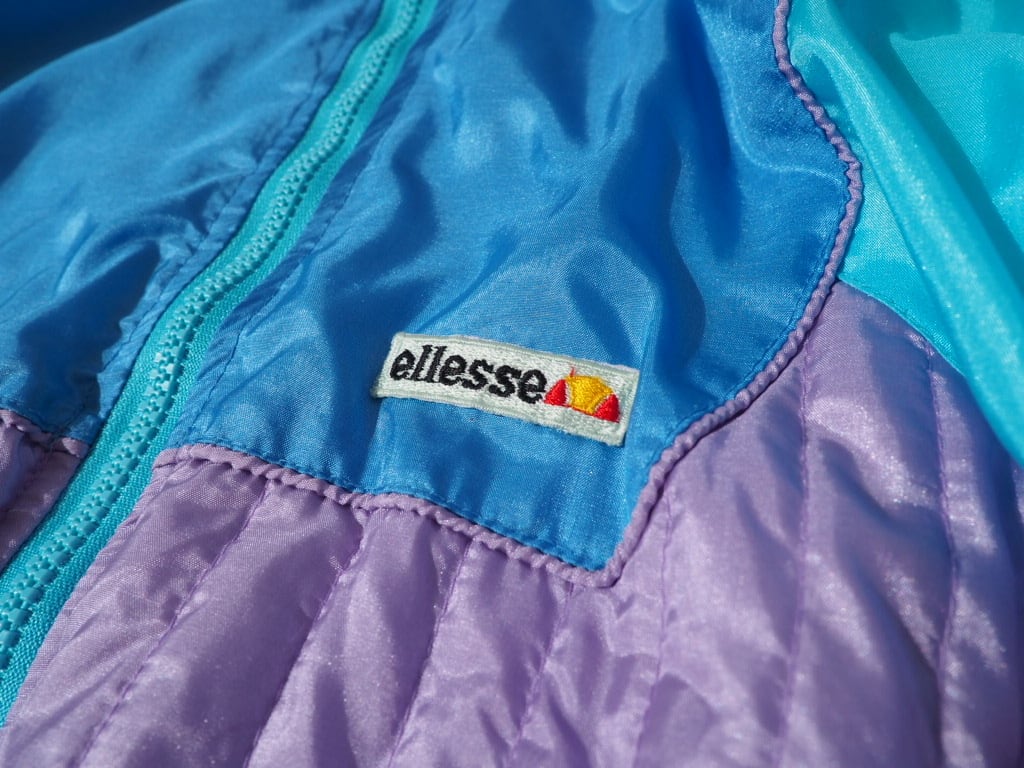 1980-90s ellesse transformation pale tone color blouson (made in Italy)