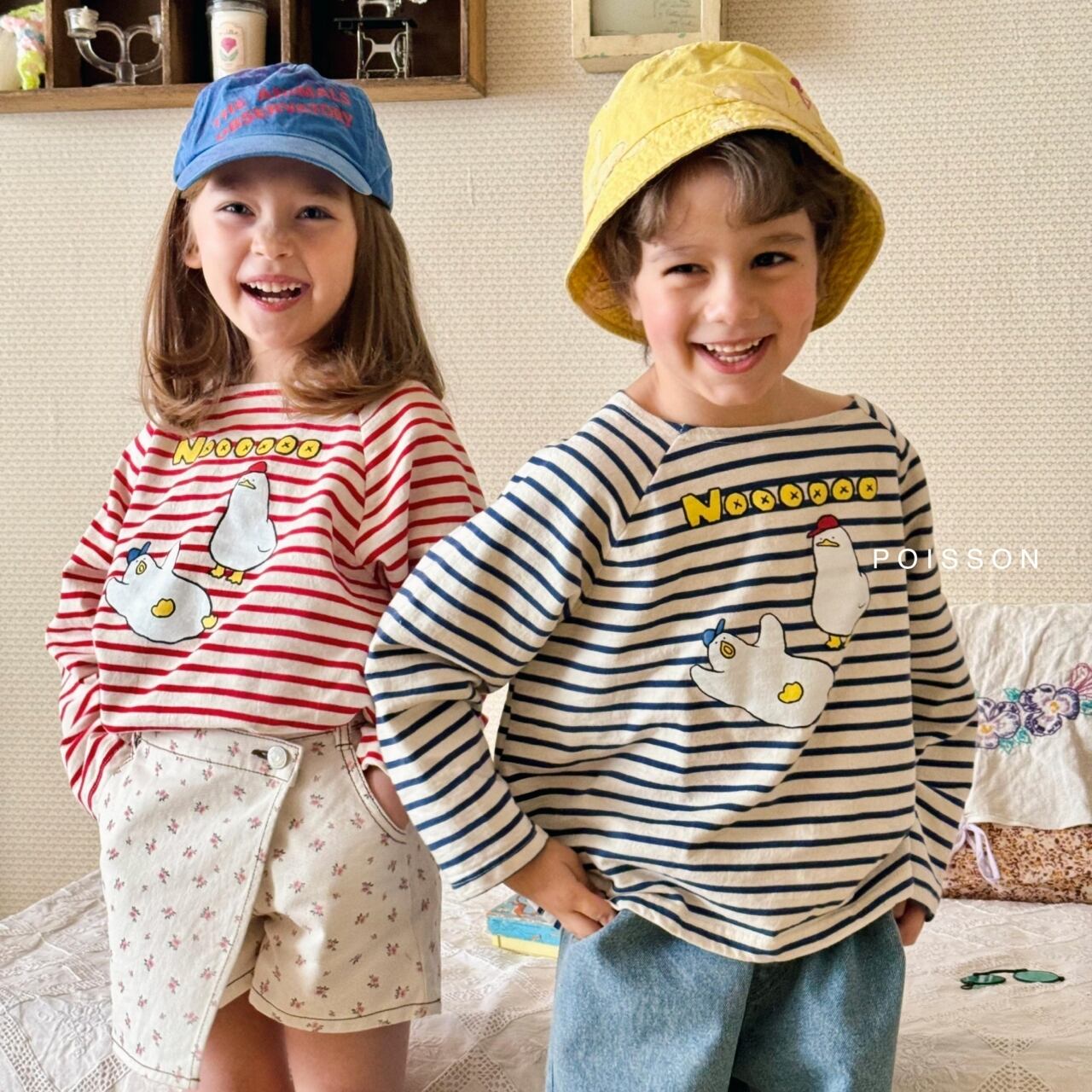 «sold out»«poisson» noooo! ボーダーカットソー 2colors