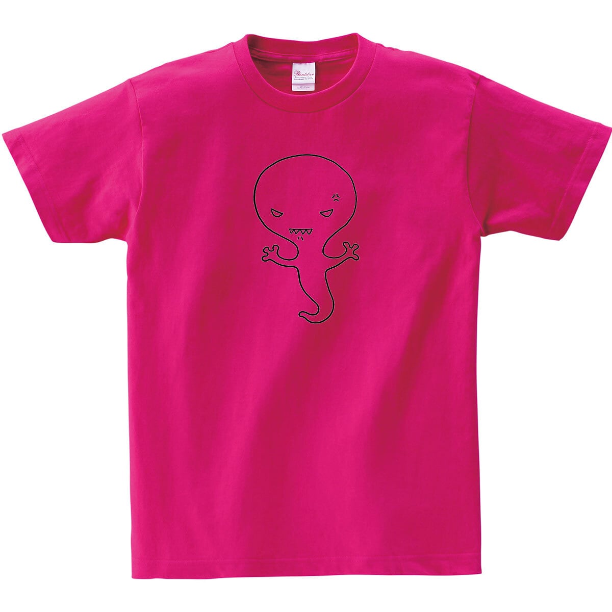 ぶち切れオバケ os56 おもしろTシャツ ゆるキャラ ユニーク かわいい  ぶちギレ