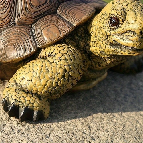 カメ 置物 像 動物 屋外庭園 レジンクラフト アートオーナメント