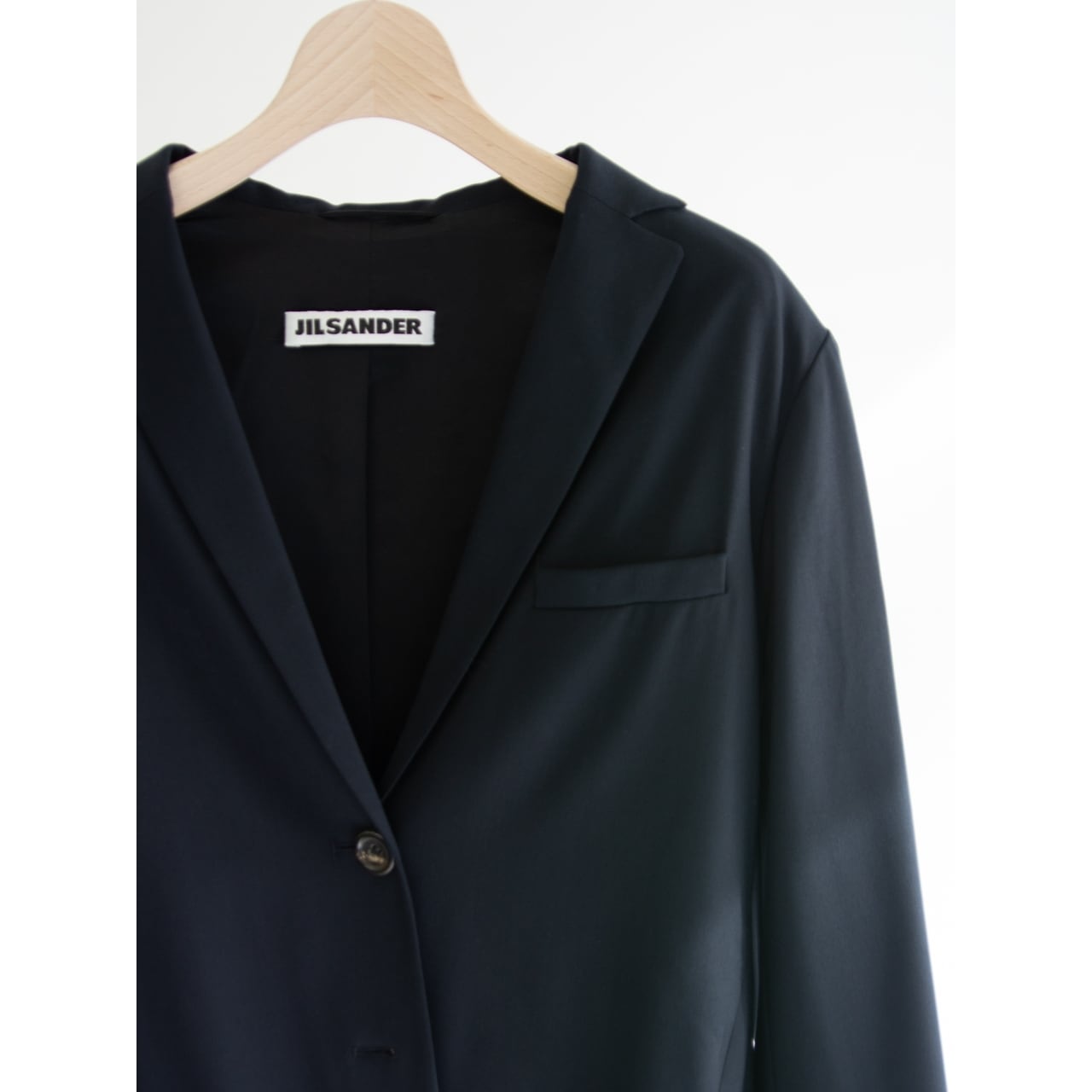 JIL SANDER】Made in Germany Wool-Elastane Stretch Single Jacket