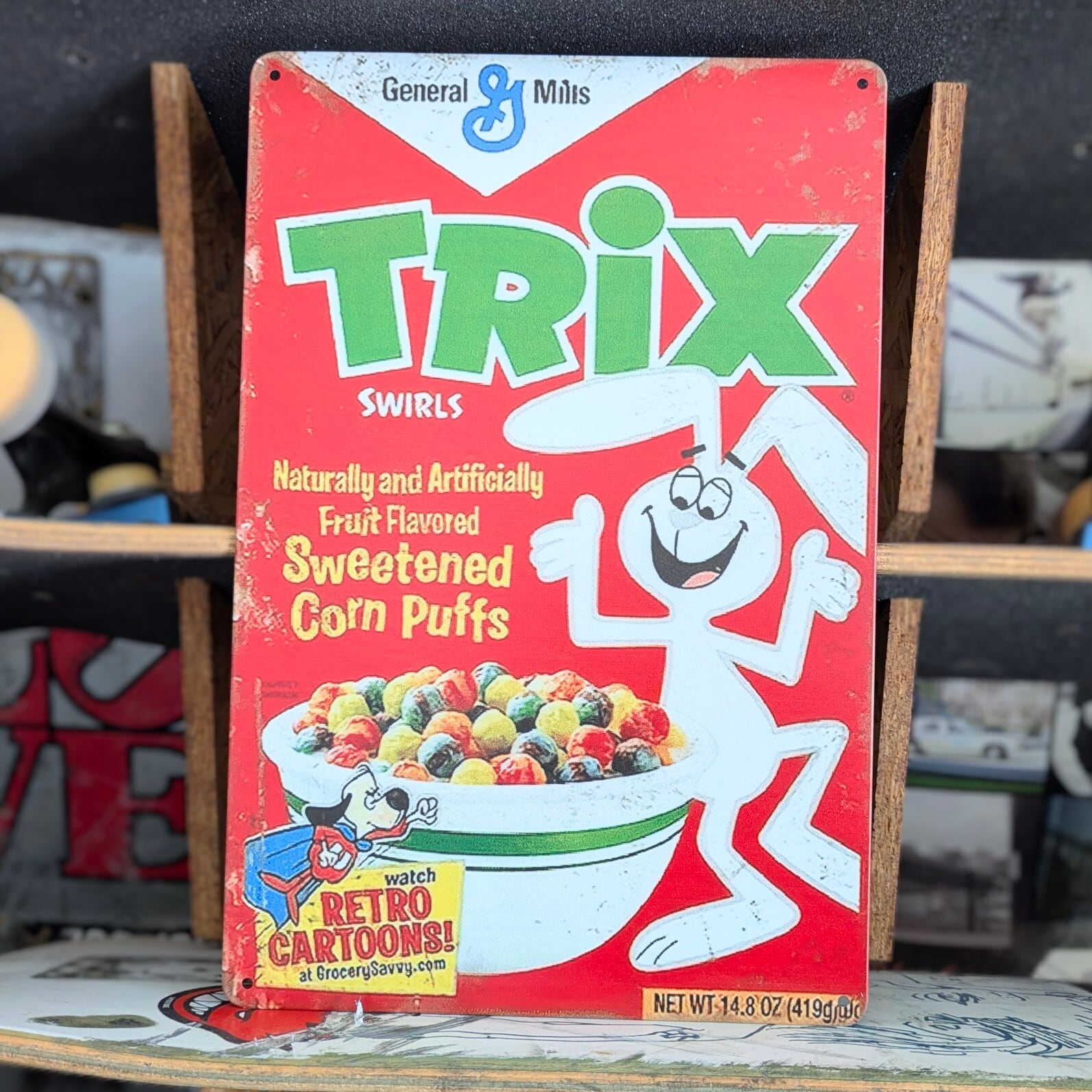 オニール　ブリキの看板　〘大〙 送料無料！ちょうどいいブリキ看板 【 Trix（トリックス）】ゼネラル
