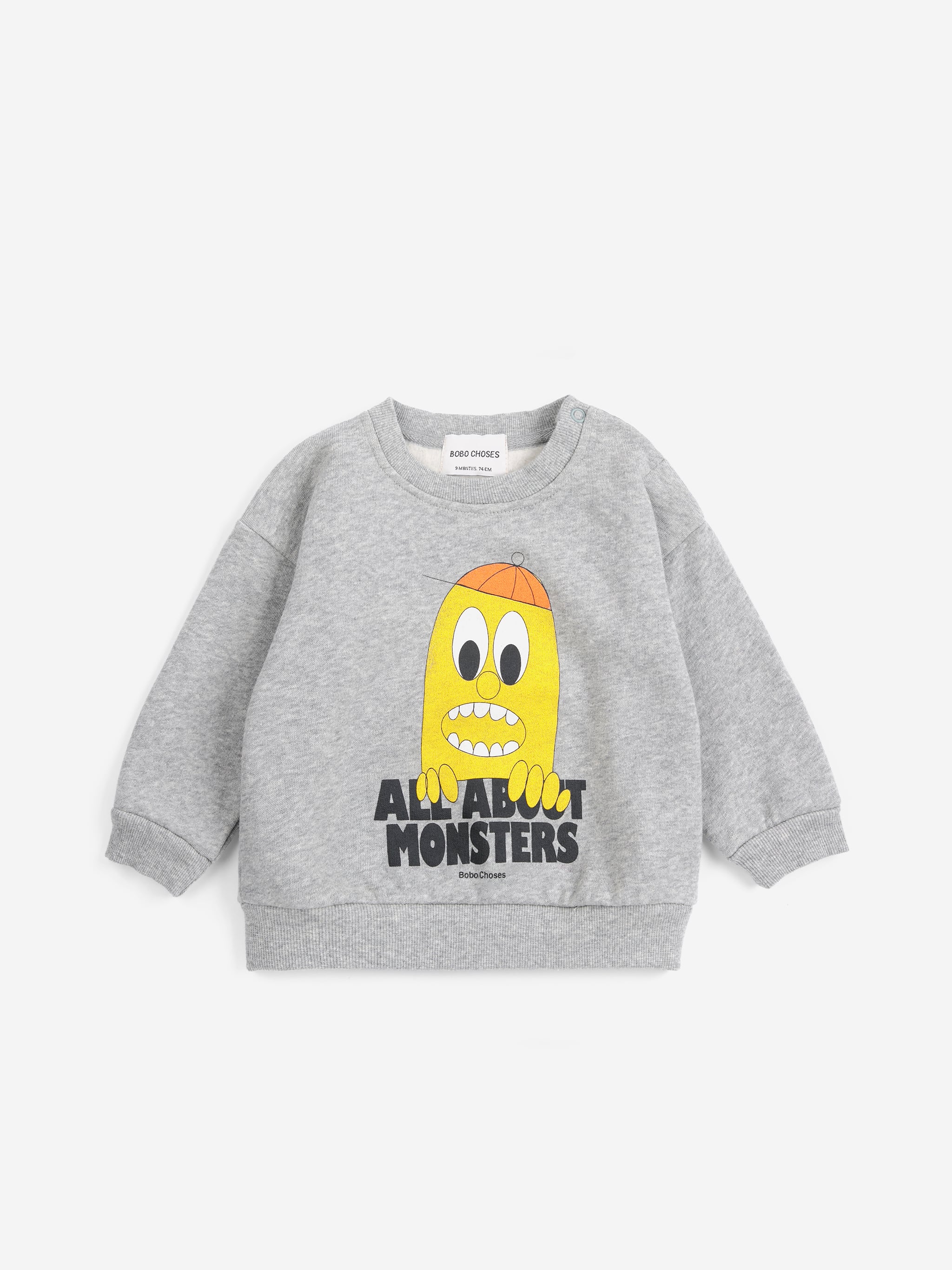 26AW】BOBOCHOSES(ボボショーズ)Bigtooth Lemon sweatshirt(12m/18m