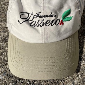 【Free Size】ブラジル コーヒー農園 "Fazenda Passeio" オール刺繍 CAP