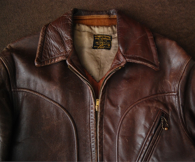 40s PERFECTO HORSEHIDE CARCOAT