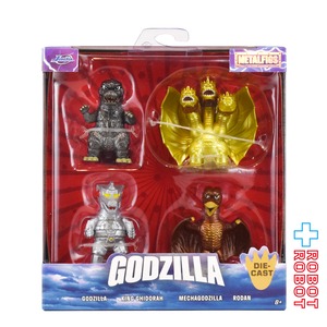 ジャダトイズ メタルズ ダイキャスト ゴジラ, キングギドラ, メカゴジラ, ラドン 4パック フィギュア 未開封