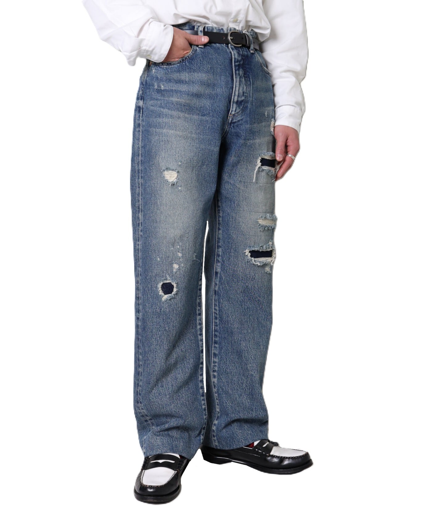 TANAKA / ST-126-60B STRAIGHT JEAN TROUSERS (60's BLUE