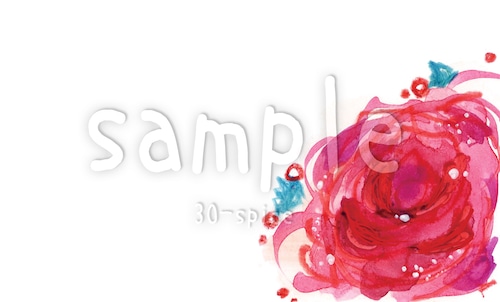 【名刺・カードサイズ】flower_rose(jpg)