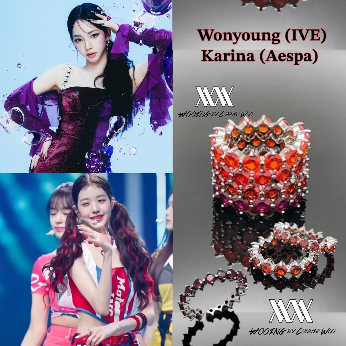 ★BTS / カリナ / ウォニョン 全員 着用！！【WOOING】WOOING 4prong Silver Compass ...