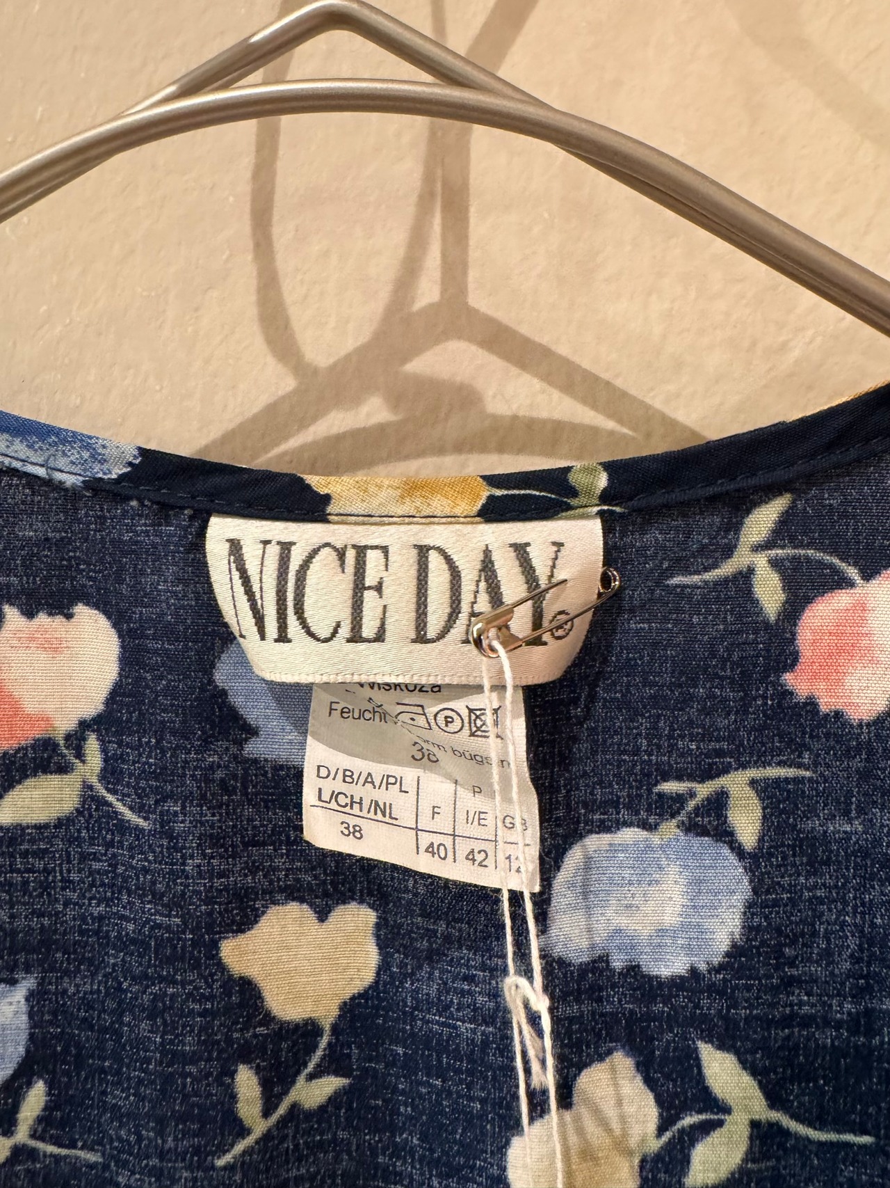 90's NICE DAYチューリッププリント ワンピース