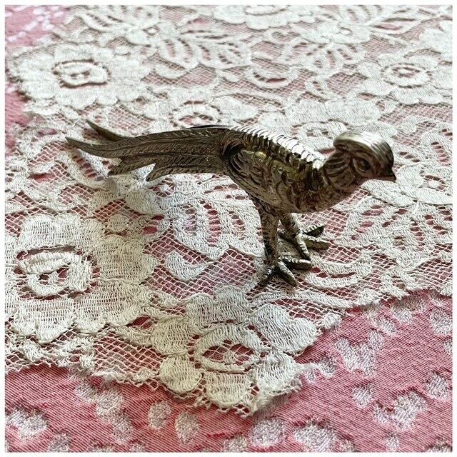 フランス買付 ヴィンテージ オブジェ インテリア 鳥 ピーコック