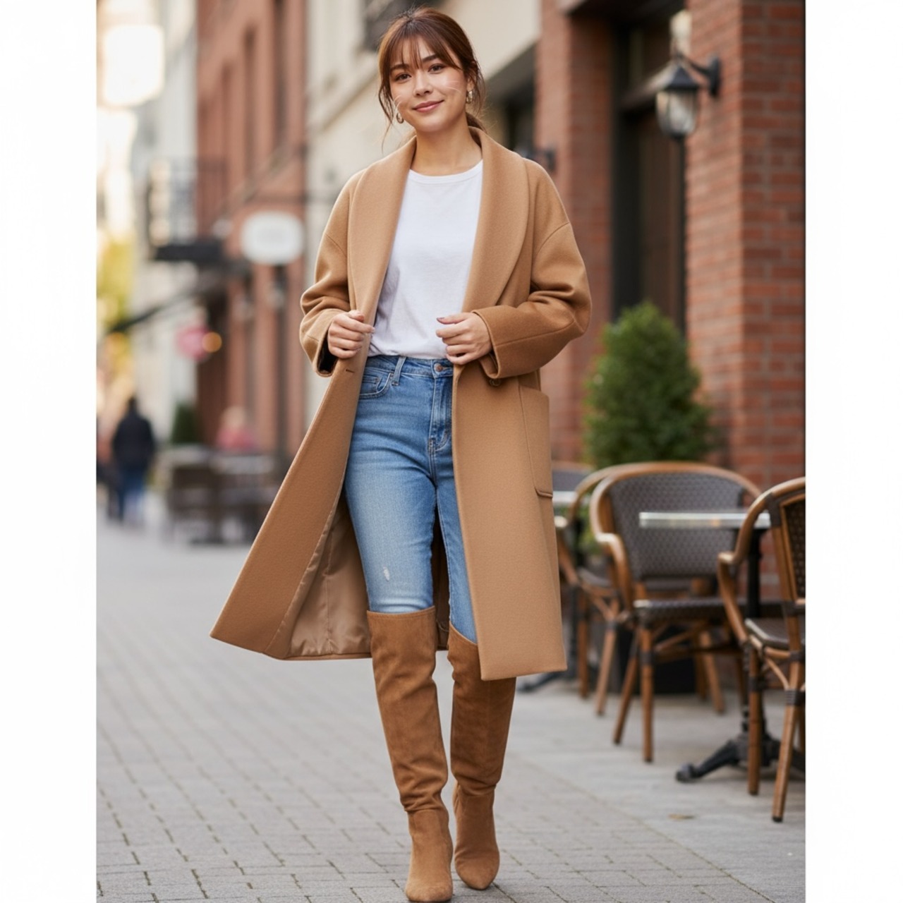 BORDERS at BALCONY COCOON COAT ボーダーズアットバルコニー　コクーンコート