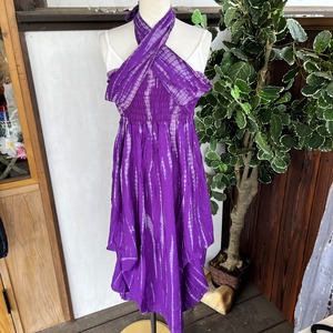 ナチュラル染めタイダイ2wayスカート