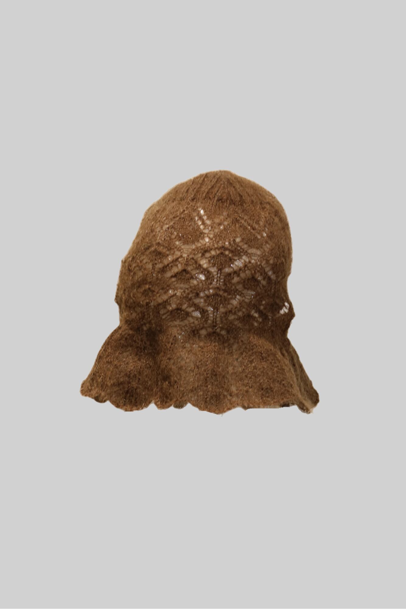 24AW】FUMIE=TANAKA knit lace hat(BROWN) F24A-57 | IAAAM ONLINE STORE