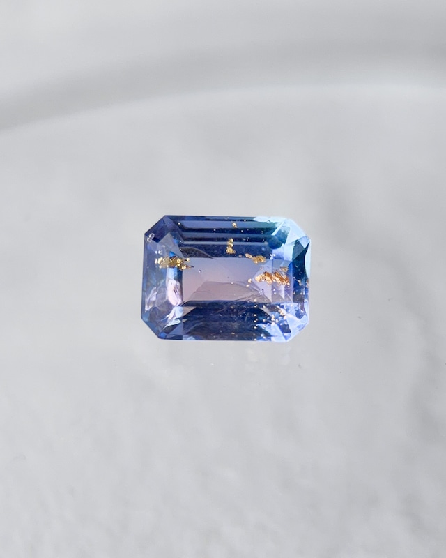 オクタゴン 8×6mm #34【硝子の宝石】箔入