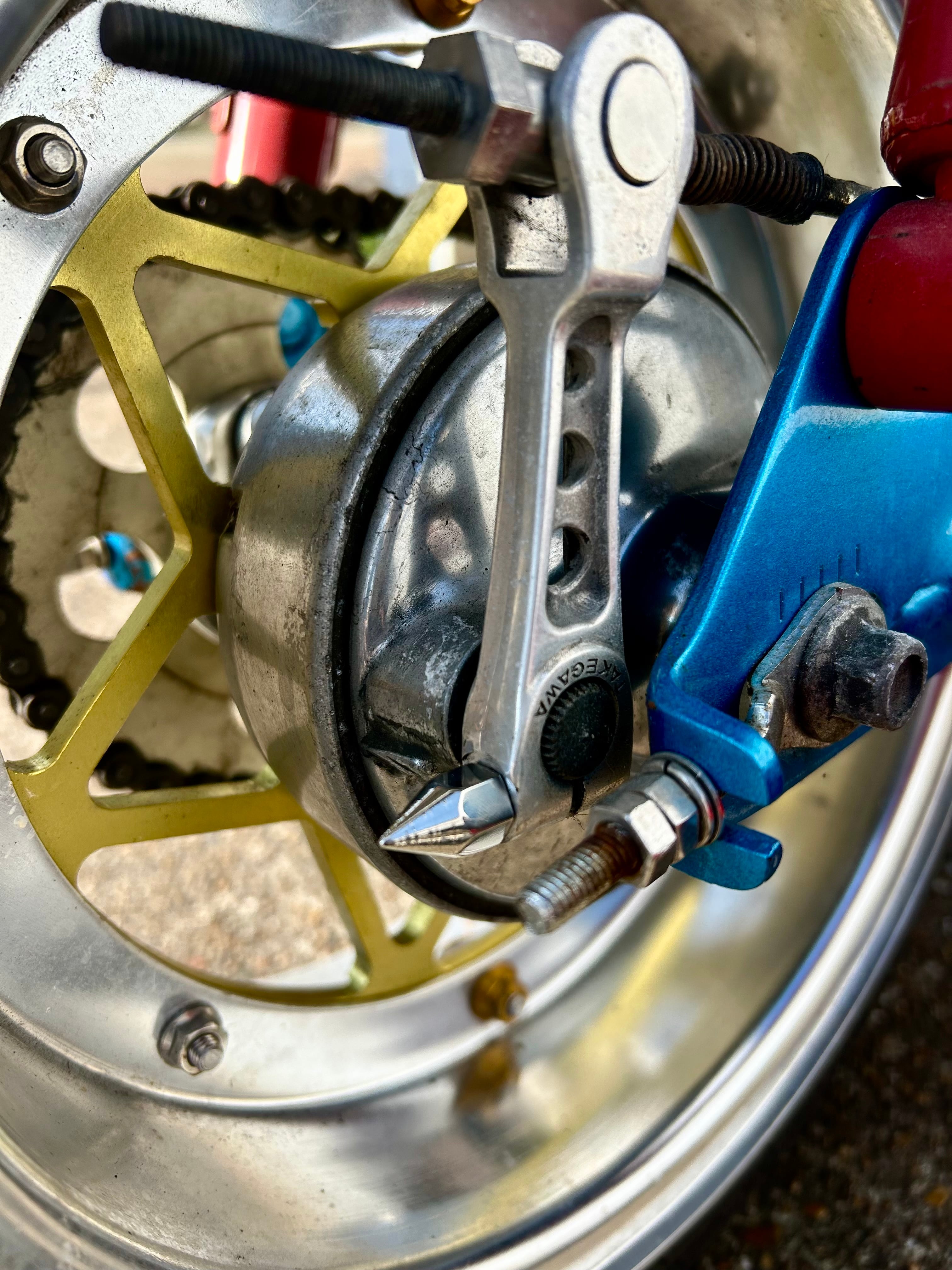 CB750FOUR マフラープロテクター風 アルミトルクロッド | パーツ