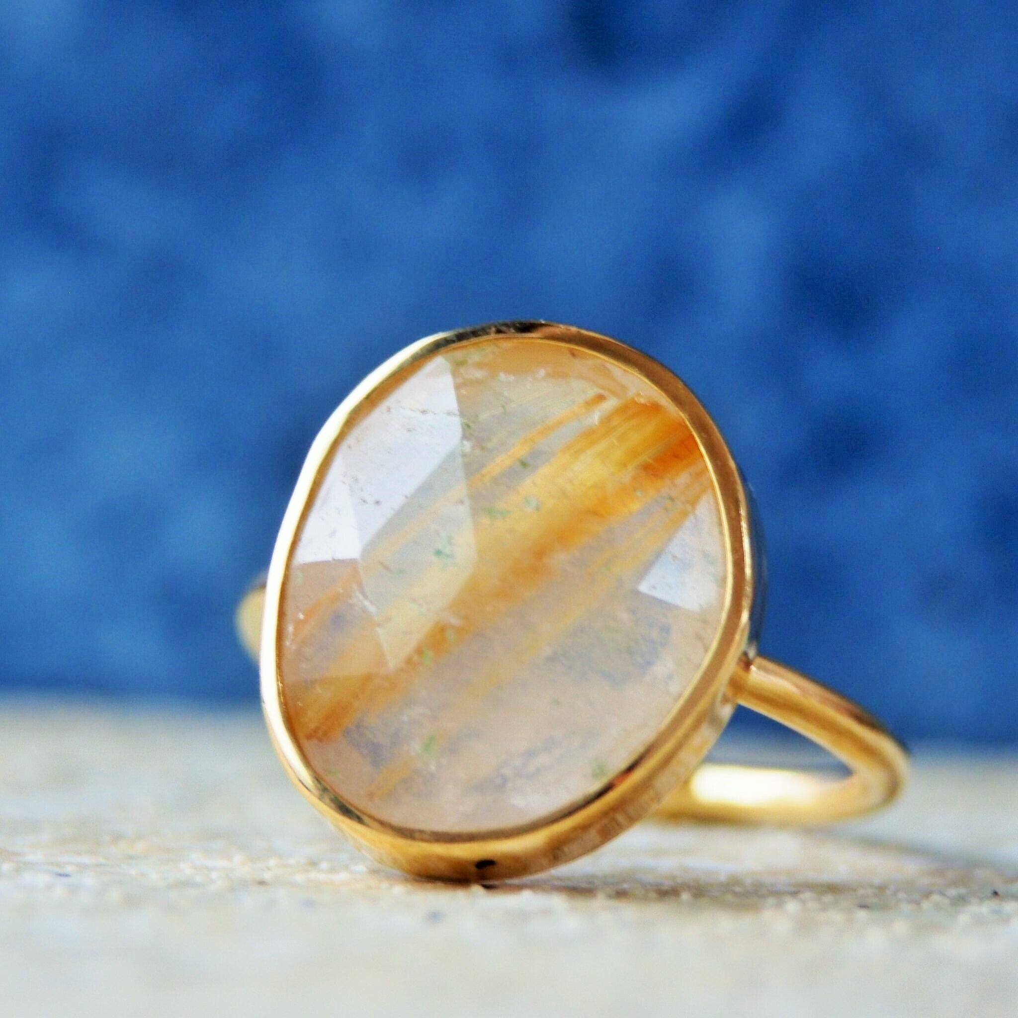 Silverルチルクォーツリング フリーサイズNO2 | Three The Shop Silverルチルクォーツリング フリーサイズNO2 | Three The Shop