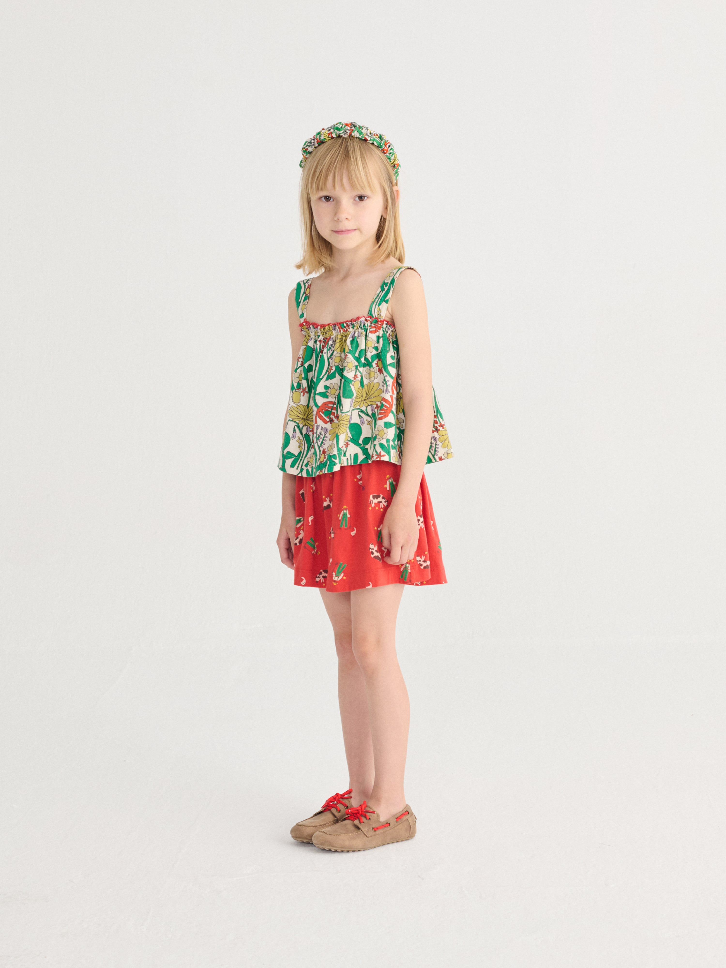 26SS】bobochoses(ボボショセス)Farm Adventure all over woven shorts