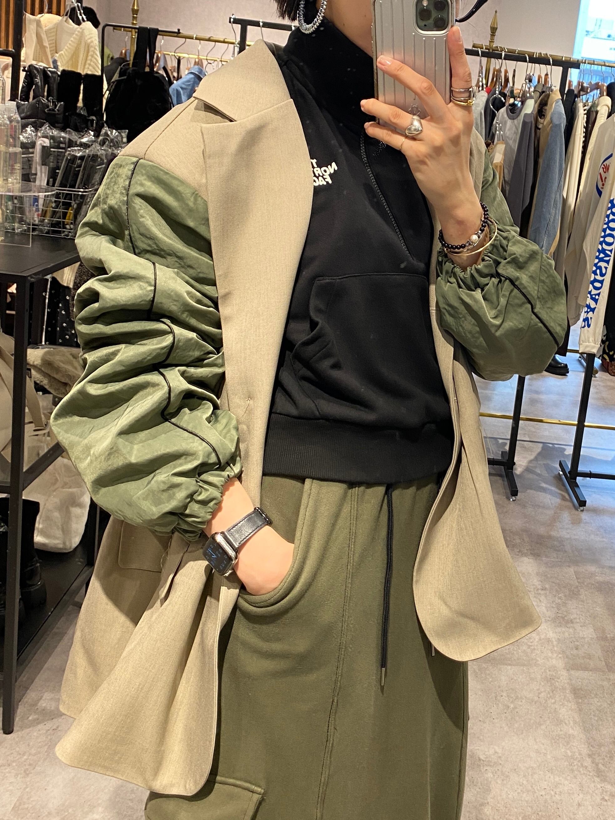 nylon docking over jacket