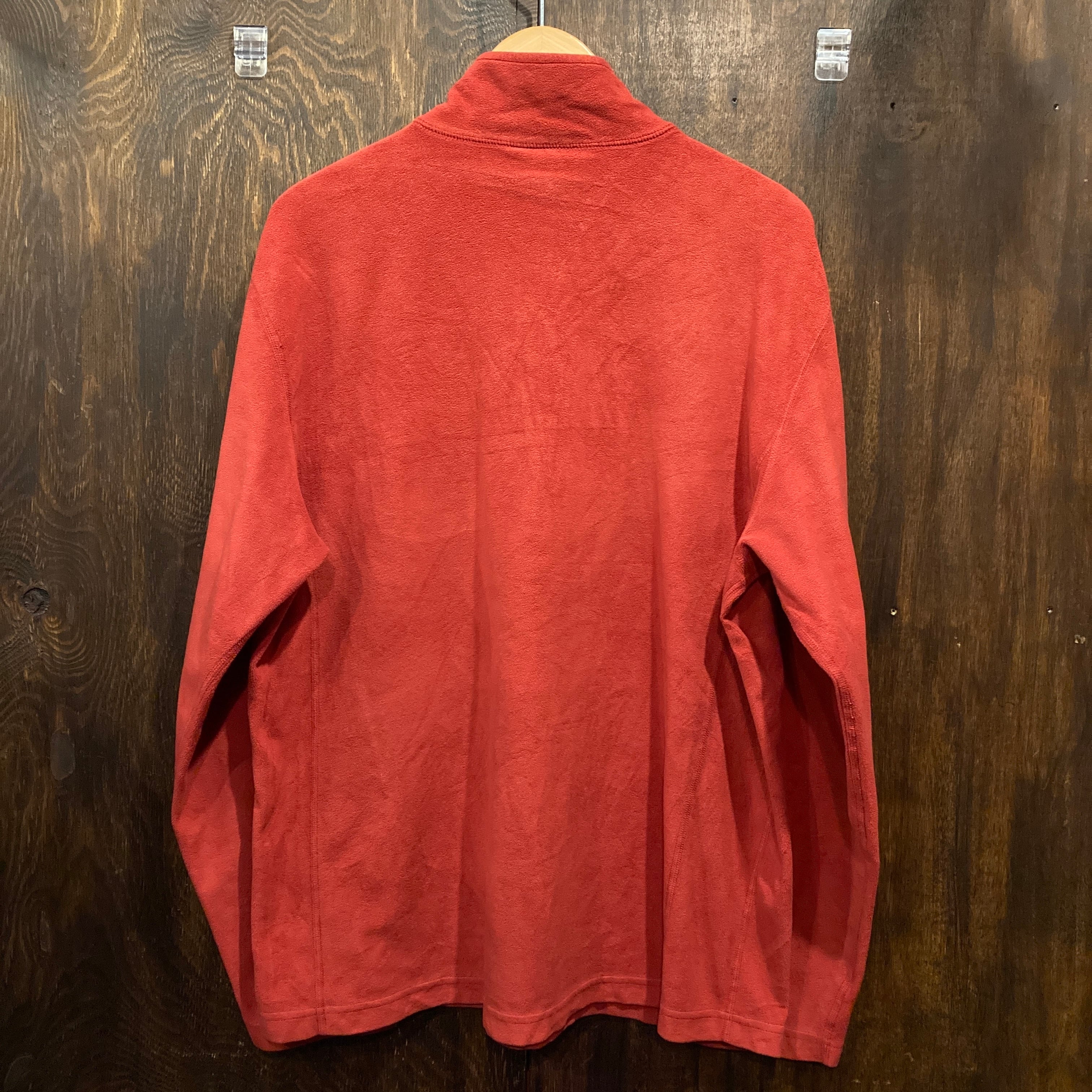 L.L.bean エルエルビーン フリースジャケット ハーフジップ 赤 Lサイズ