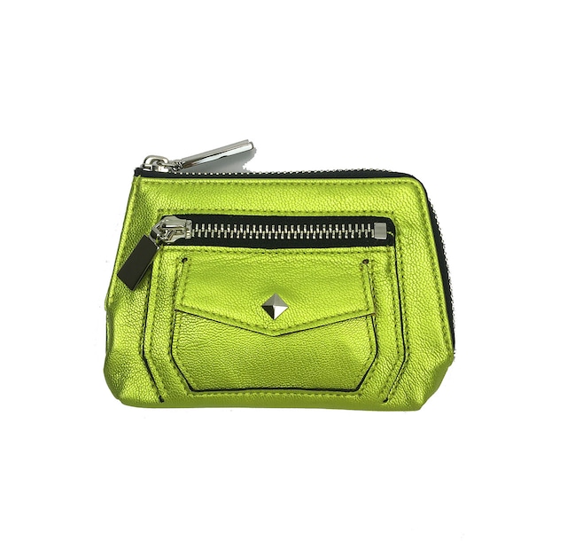 Metalic Zip Wallet　YELLOW