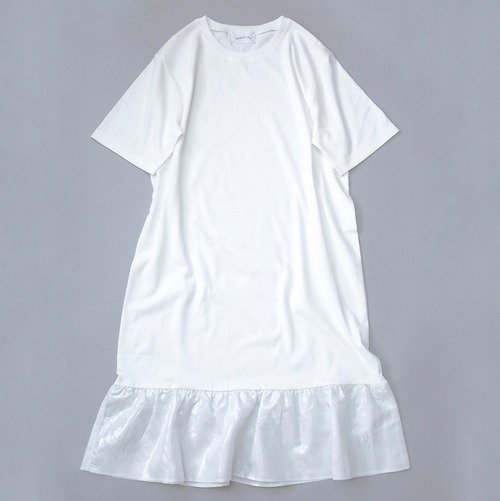 Switching gather skirts Dress    womens S  /  White