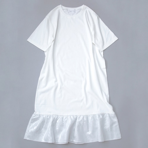 Switching gather skirts Dress    womens S  /  White