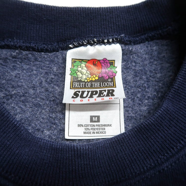 古着 90年代～ フルーツオブザルーム 刺繍 スウェット トレーナー