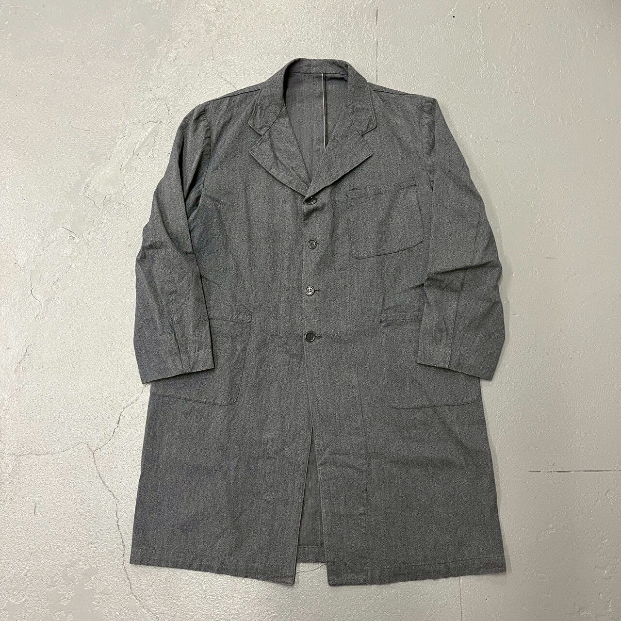 50s Atelier coat black chambray / アトリエコート ブラック