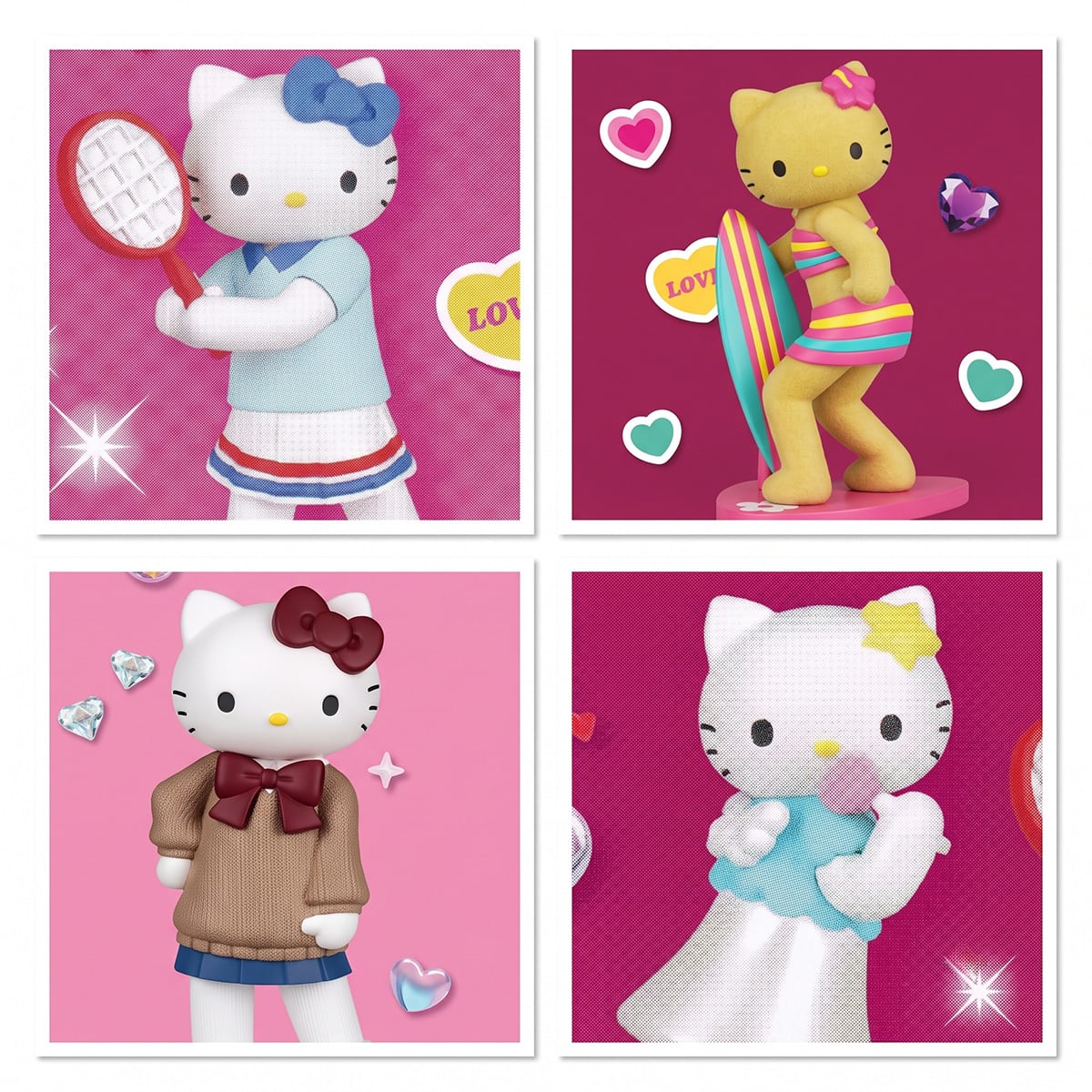 フルコンプ】 ハローキティ スタイルアップフィギュアコレクション