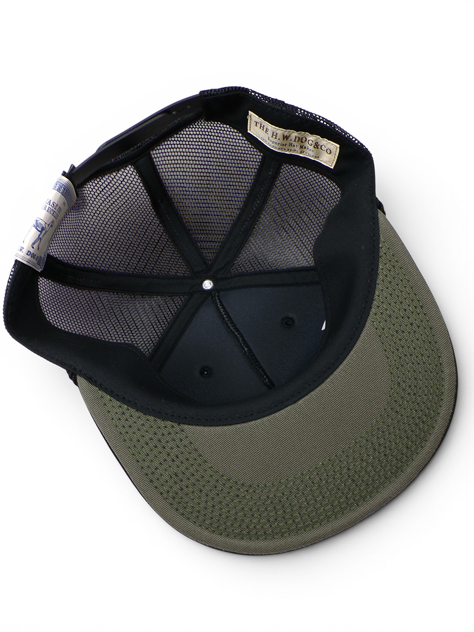 THE H.W.DOG&CO.】MESH TRUCKER CAP (BLACK) | River Online Store