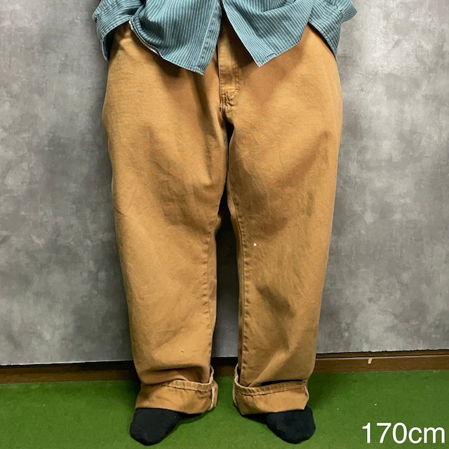 【W46×L30】Dickies   ペインターパンツ　コットン100%   ブランドタグ