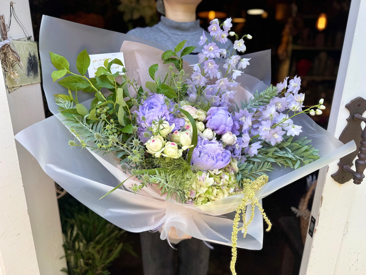 【 オーダーメイド 】季節の生花ブーケ Lサイズ