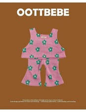 韓国子供服 / 26winter / oottbebe / フラワーニットセットアップ / ベビー&キッズ / 冬服 *XS~XL*