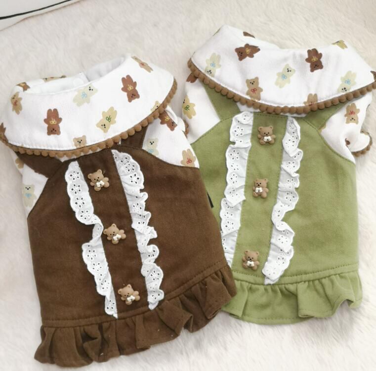 《予約》№3101828 くまさんまみれワンピース