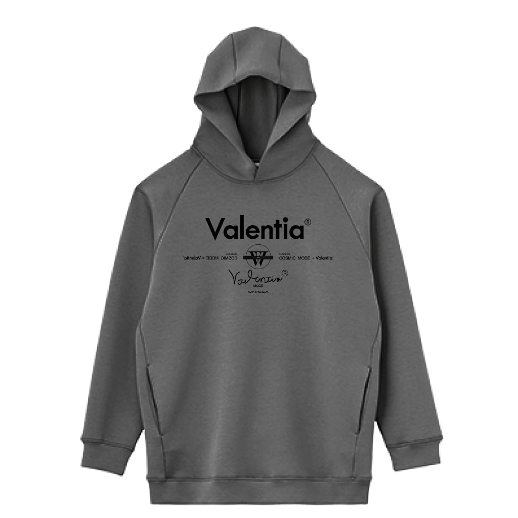 LIFEMAX 10oz ドライストレッチプルオーバーパーカー（両面印刷）