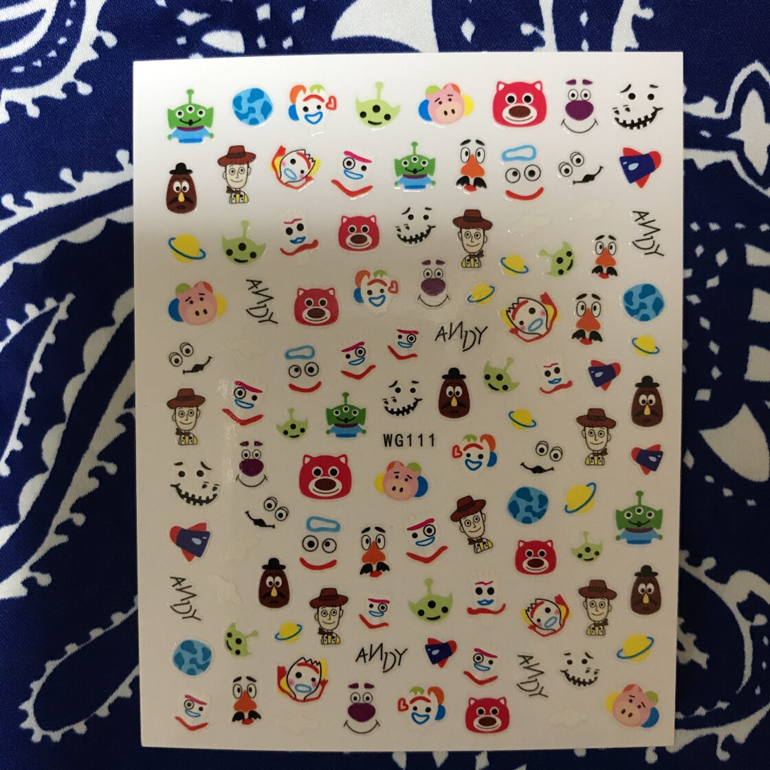 トイストーリー♡ウッディ♡ポテトヘッド♡グリーンマン♡3Dネイル
