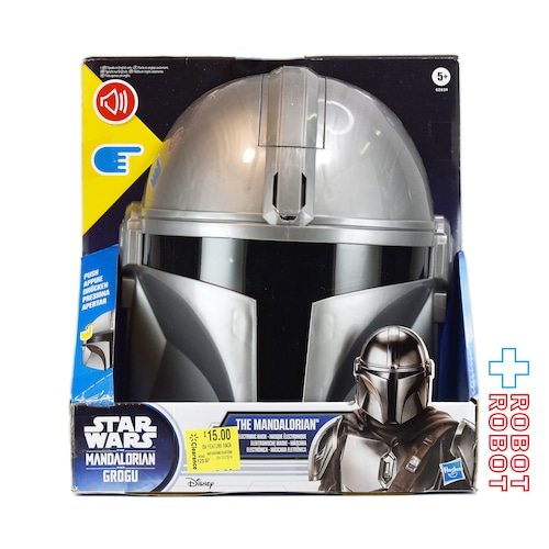 ハズブロ スター・ウォーズ マンダロリアン&グローグー マンダロリアン エレクトロニック マスク フレーズ&サウンドエフェクト付き 2026 未開封