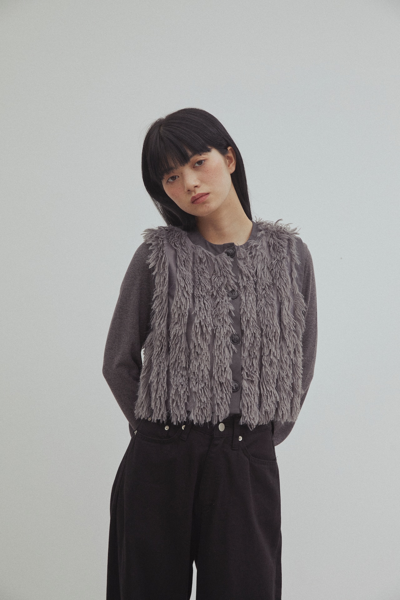 DU250707 Fringe Vest