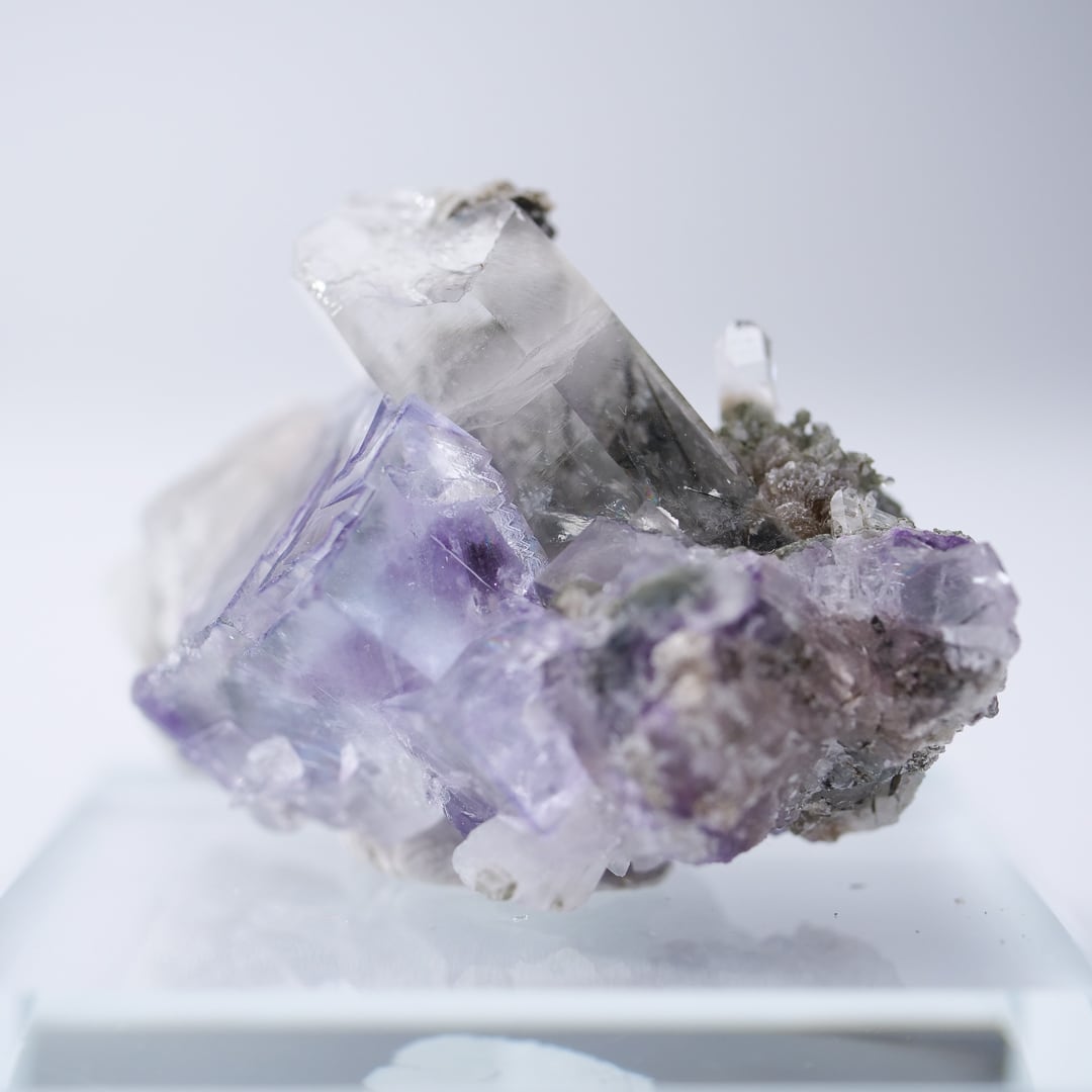 ヤオガンシャン産 フローライト 共生 / 原石 標本【D_2】 | ariife