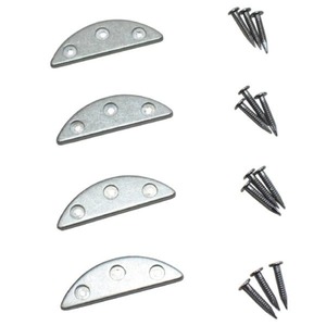 【新着特価】靴 修理 ソール 補修用品 ヒール かかと 鉄 金具 ビジネスシューズ 革靴 ブーツ 新・三ツ穴プロテクター 釘 大 2足