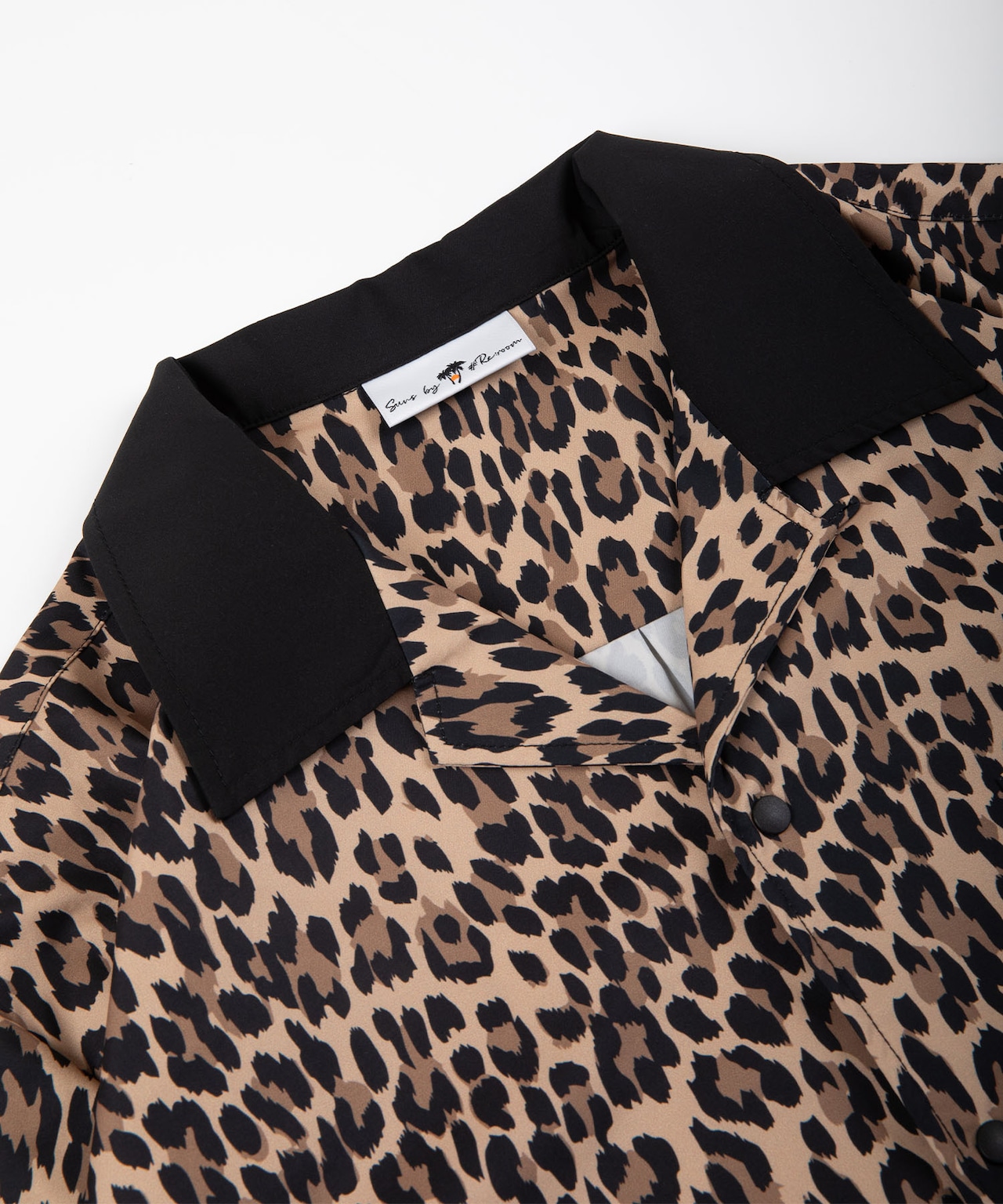 【SUNS】LEOPARD OPEN COLLAR SHIRTS［RSS012］