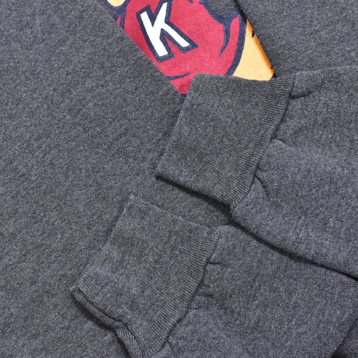 【美品】BALLY スウェットシャツ ビンテージ加工有 古着 90s USA製 George Carlin 「Sometimes a little brain